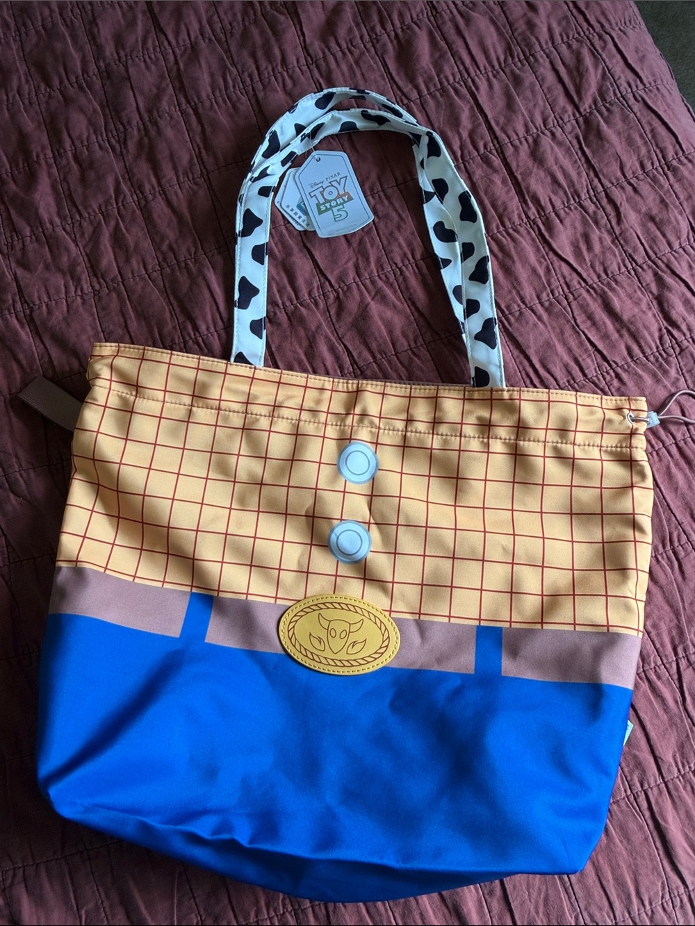 Toy Story Woody-Inspired Women's Tote Bag - Multicolor